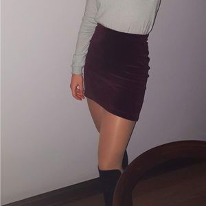Dark Purple Skirt
